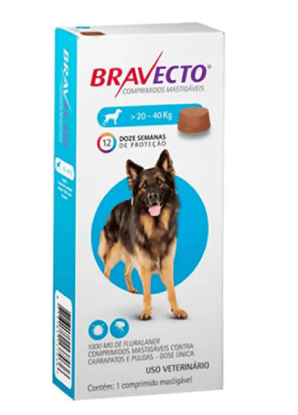 Bravecto 20-40 kg - Comprimido 1
