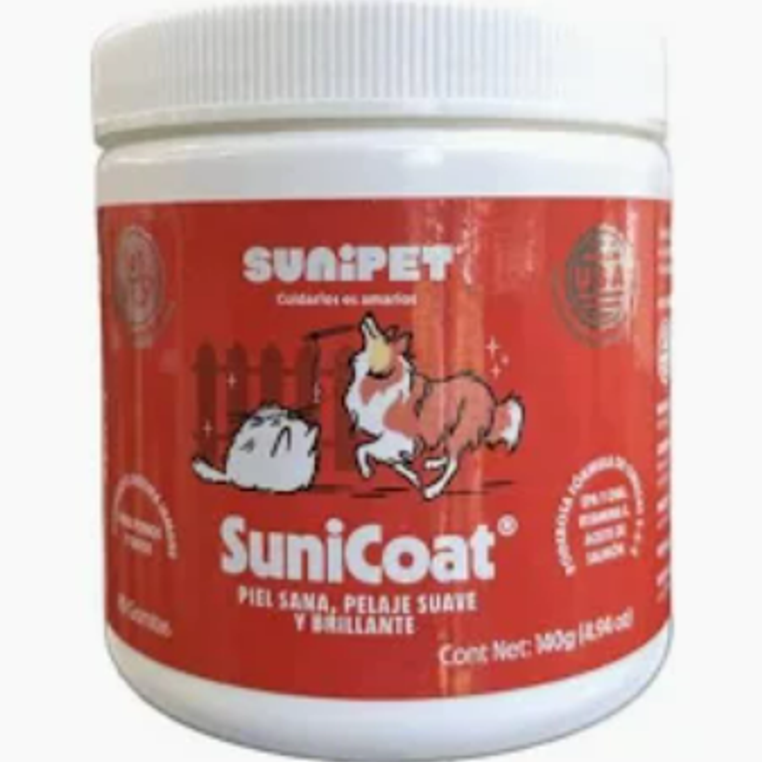 SuniCoat piel y pelaje - 70 gomitas