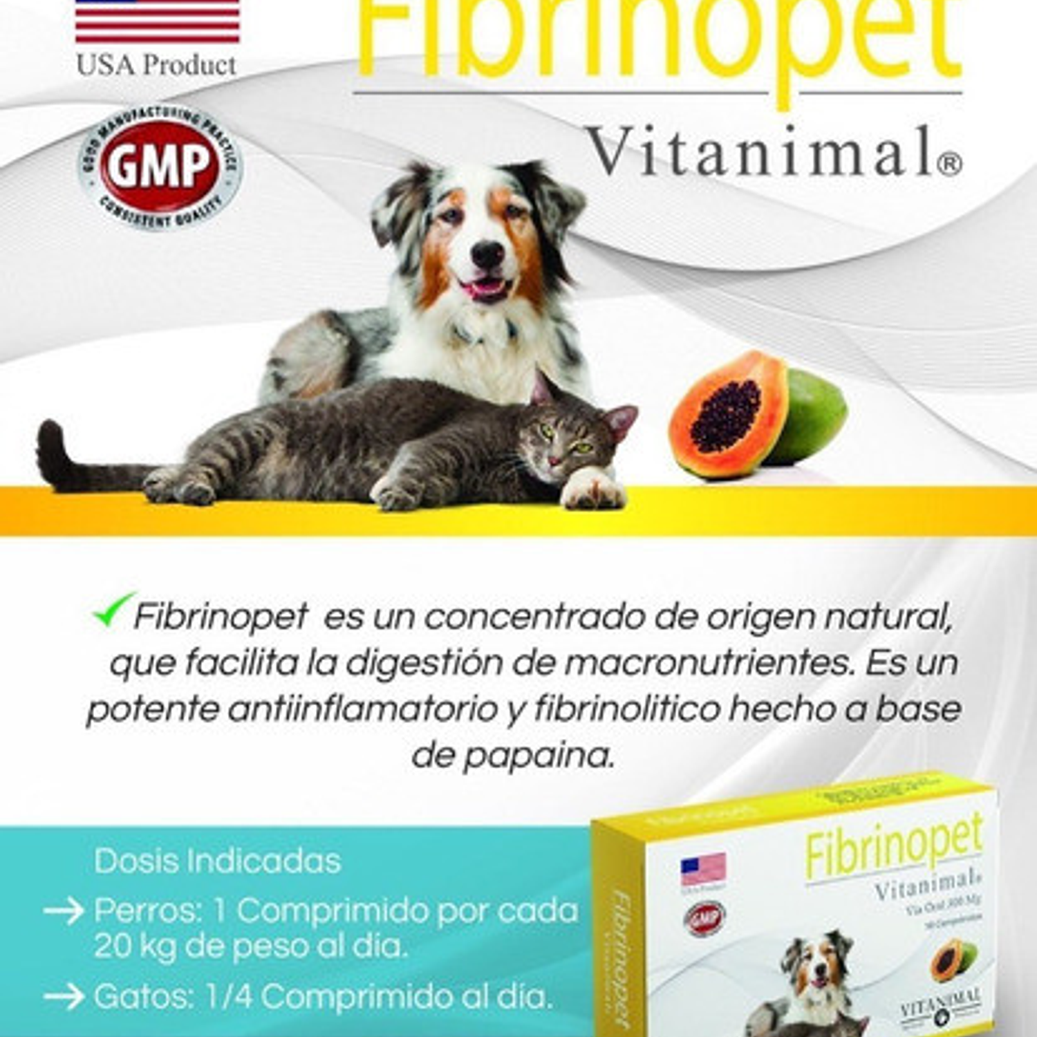 Fibrinopet - 30 comprimidos 2