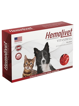Hemolivet - 30 comprimidos