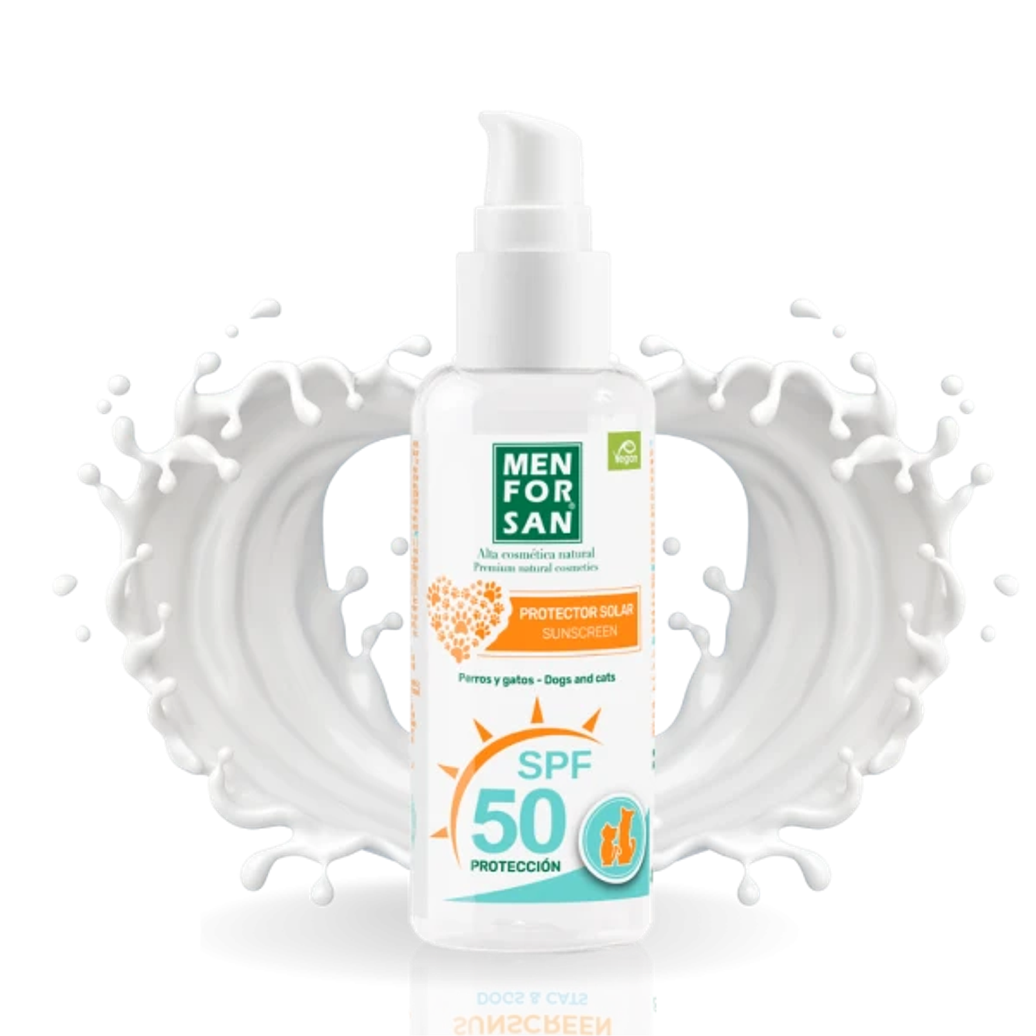 Protector solar 50 SPF para perros y gatos 1