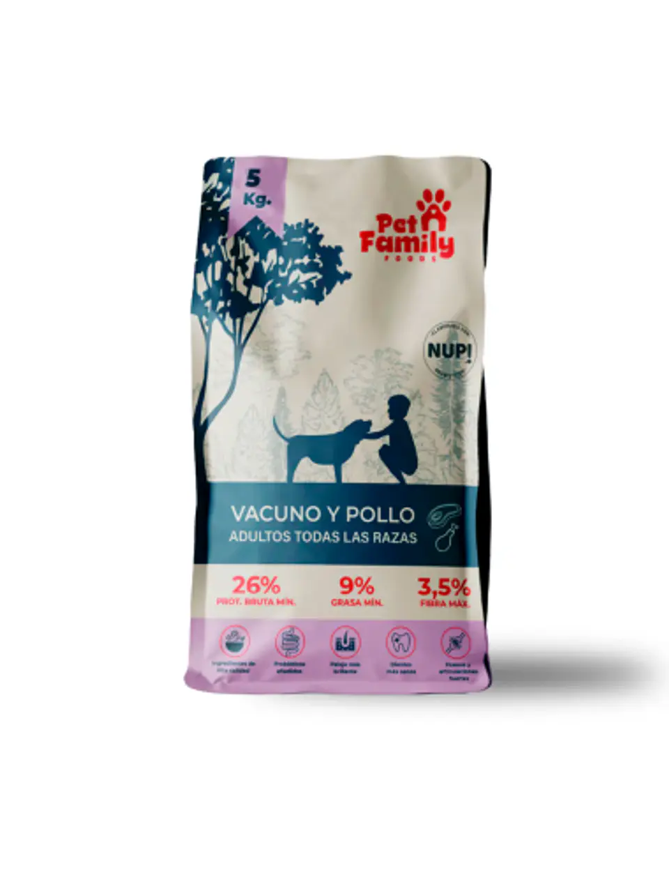 PetFamily Vacuno y Pollo - Raza Pequeña 5 kg 1