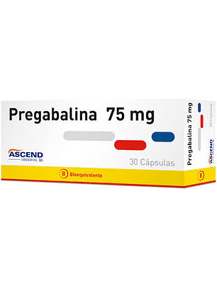 Pregabalina 75 mg - 30 capsulas