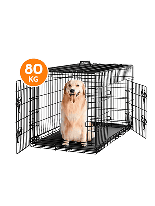 Canil Para Perros Desarmable 2 Puertas - Talla extra grande