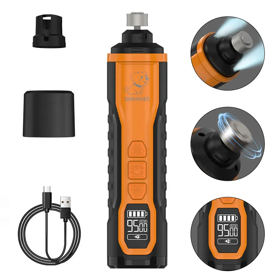 Limador de Uñas Silencioso Pro - Pet Nail Grinder 4
