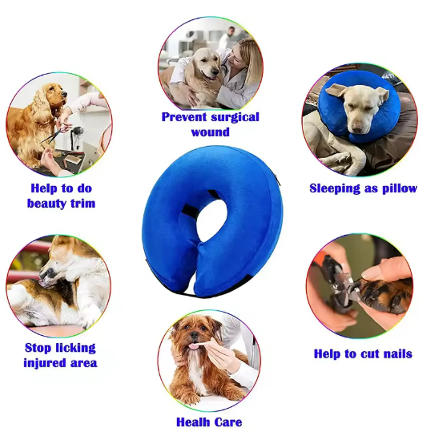 Collar Isabelino Inflable Ergonómico 5