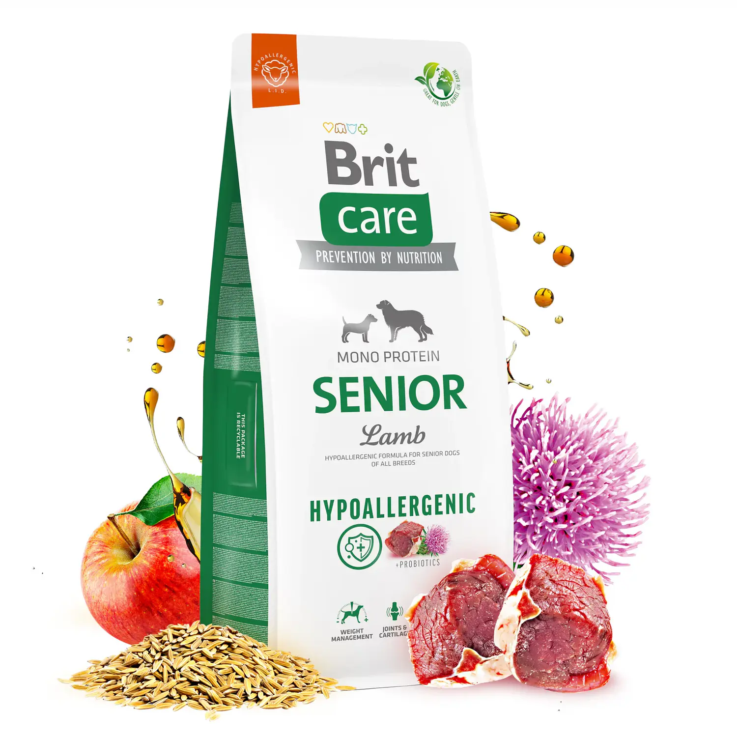 Brit Care Hypo Senior Lamb 3 Kg 2