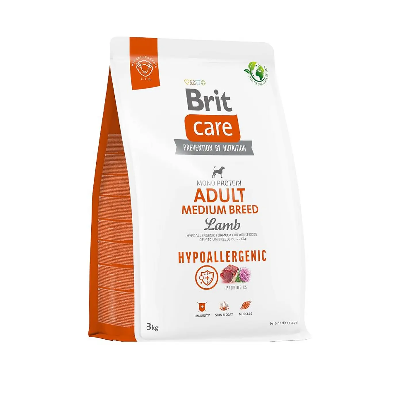Brit Care Hypo Medium Breed Lamb 3 Kg 1