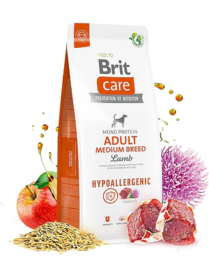 Brit Care Hypo Medium Breed Lamb 3 Kg