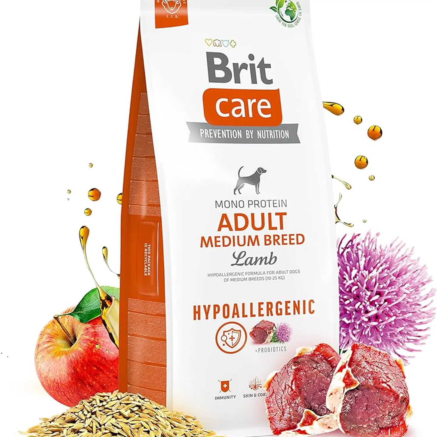 Brit Care Hypo Medium Breed Lamb 3 Kg 2