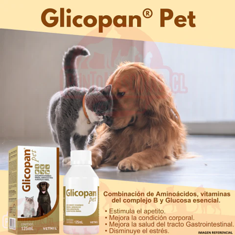 Glicopan Pet 125 ml - Suplemento Estimulante