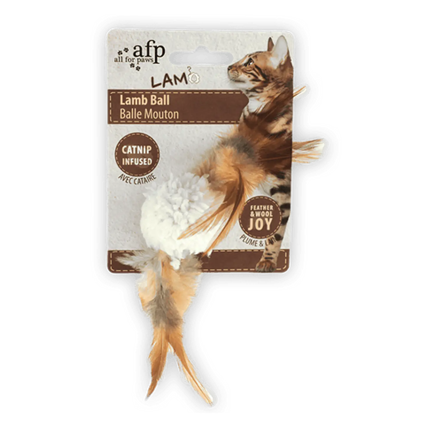 Pelota Lamb Ball con Sonido para Gatos - AFP 1