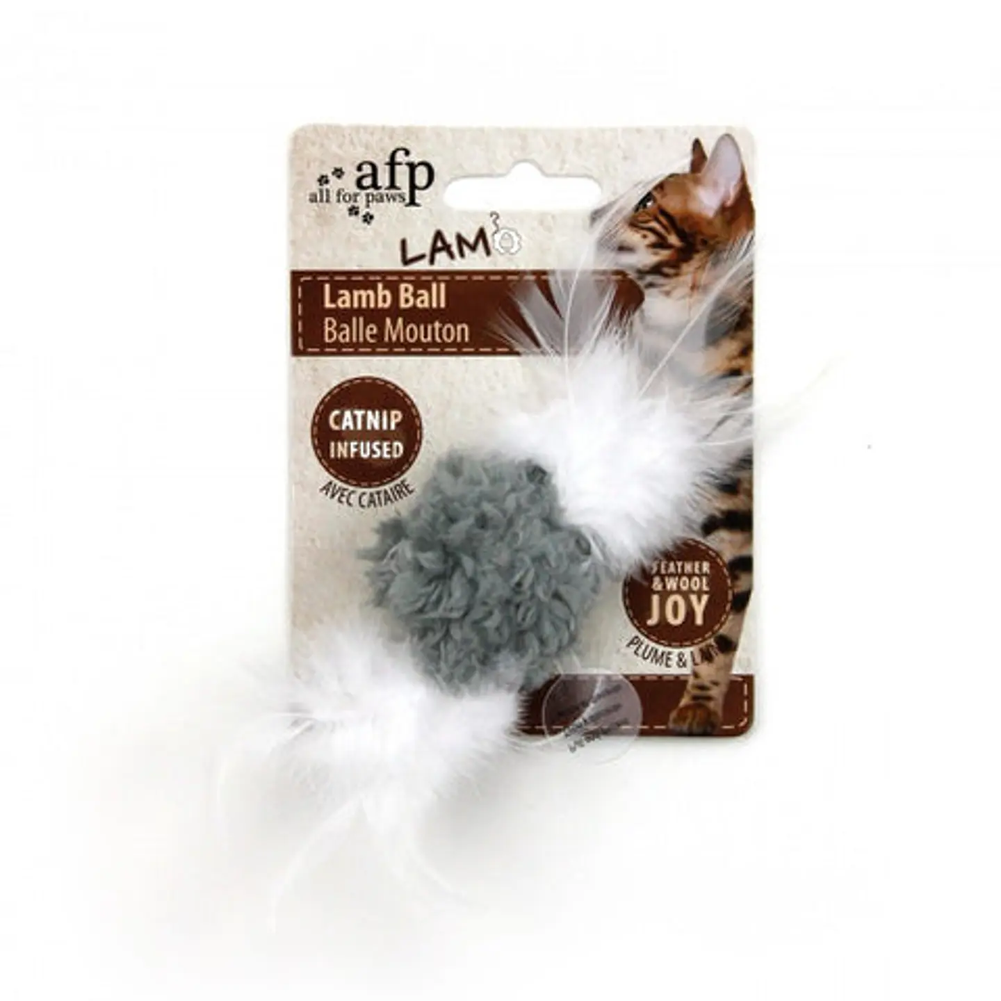 Pelota Lamb Ball con Sonido para Gatos - AFP 3