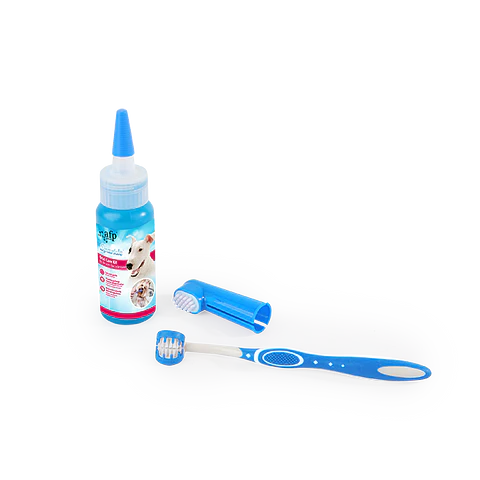 Set de Limpieza Dental Sparkle (Cepillo, Pasta y Dedal) - AFP