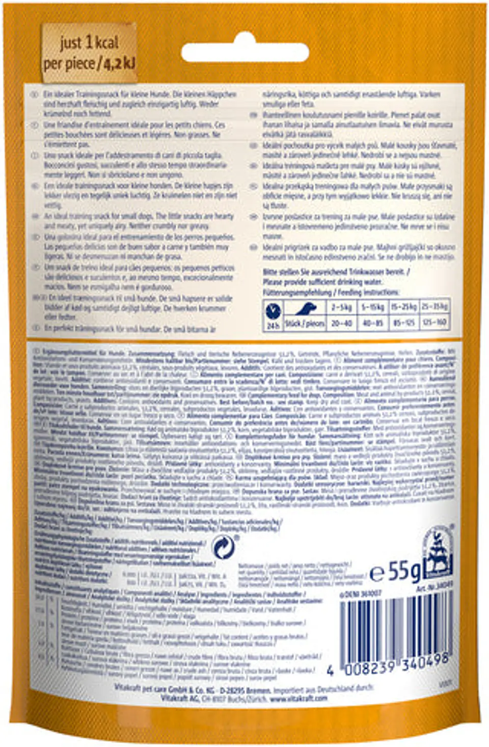 Snack Boony Bits Small para Perros 55gr - Vitakraft 3