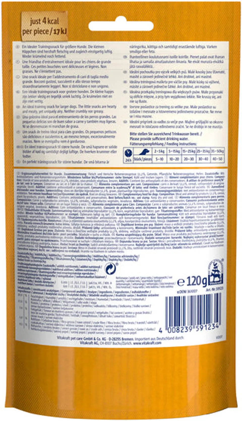 Snack Boony Bits Medium para Perros 120gr - Vitakraft 3
