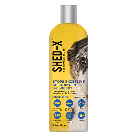 Shed-X Dermaplex Perros - Suplemento Piel y Pelaje (16 oz)