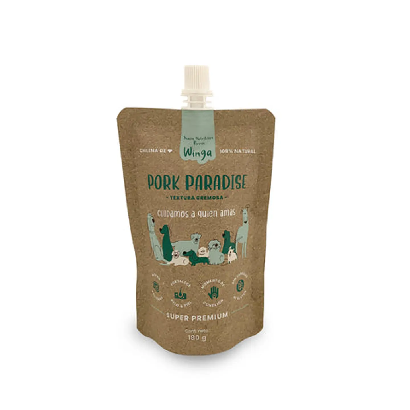 Pouch Húmedo Pork Paradise para Perros - Winga 1