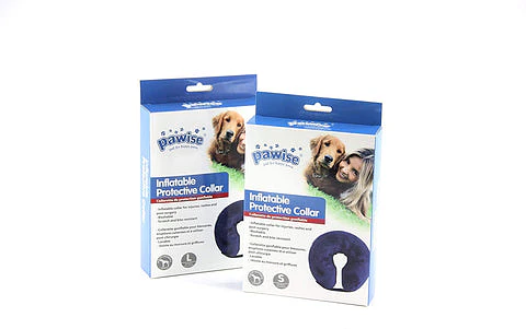 Collar Isabelino Inflable Talla S - Pawise