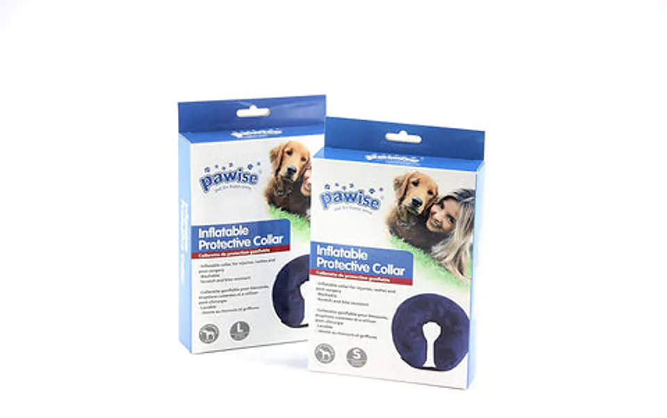 Collar Isabelino Inflable Talla S - Pawise 1