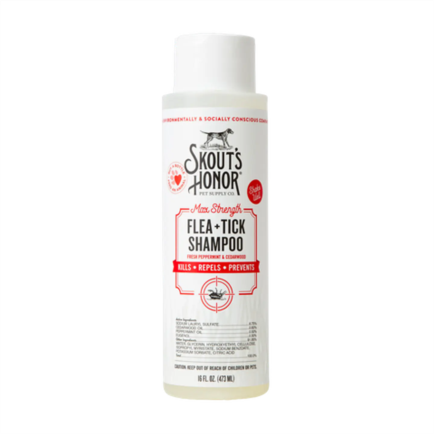 Shampoo Antipulgas y Garrapatas 473ml - Skout's Honor 1