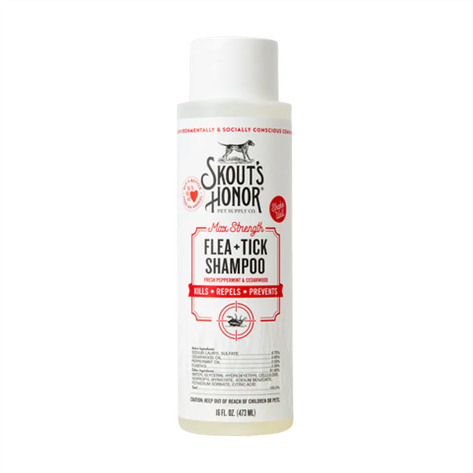 Shampoo Antipulgas y Garrapatas 473ml - Skout's Honor 1