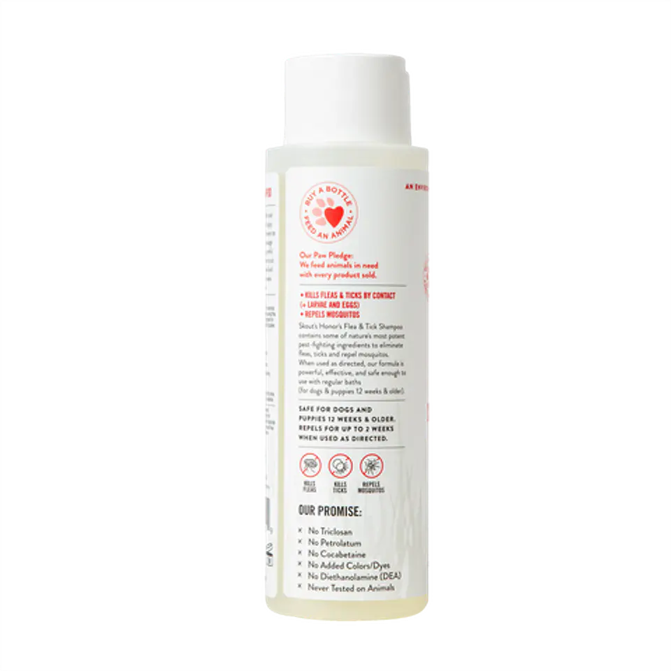 Shampoo Antipulgas y Garrapatas 473ml - Skout's Honor 2