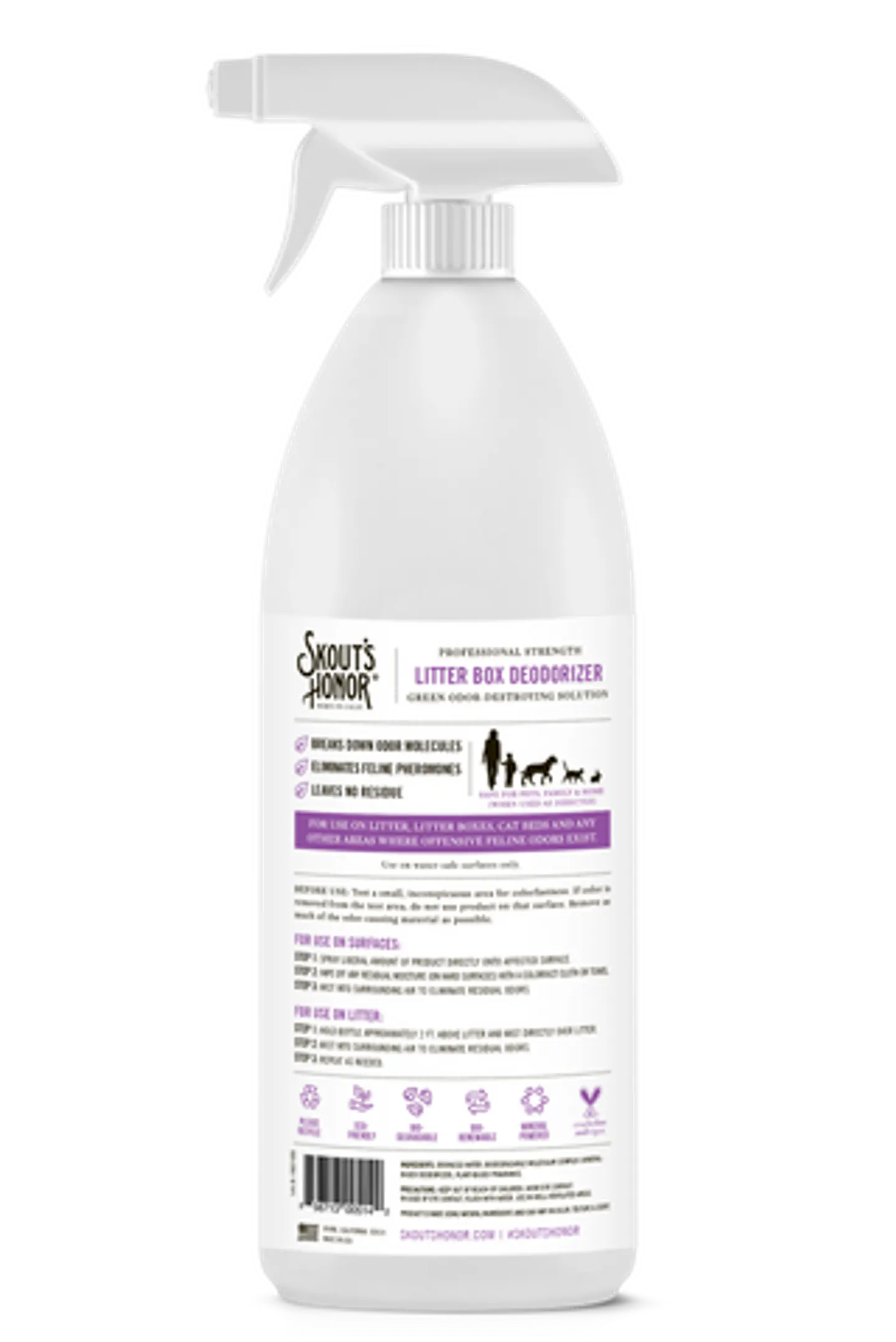 Desodorizante para Cajas de Arena 1035ml - Skout's Honor 2