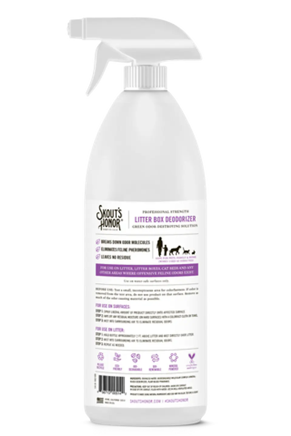 Desodorizante para Cajas de Arena 1035ml - Skout's Honor 2