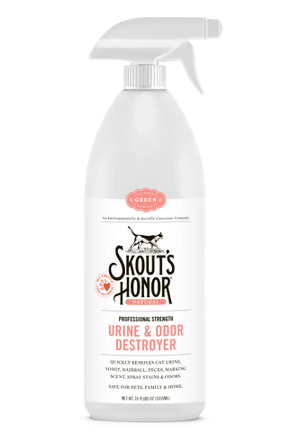 Destructor de Orina y Olores para Gatos 1035ml - Skout's Honor 1