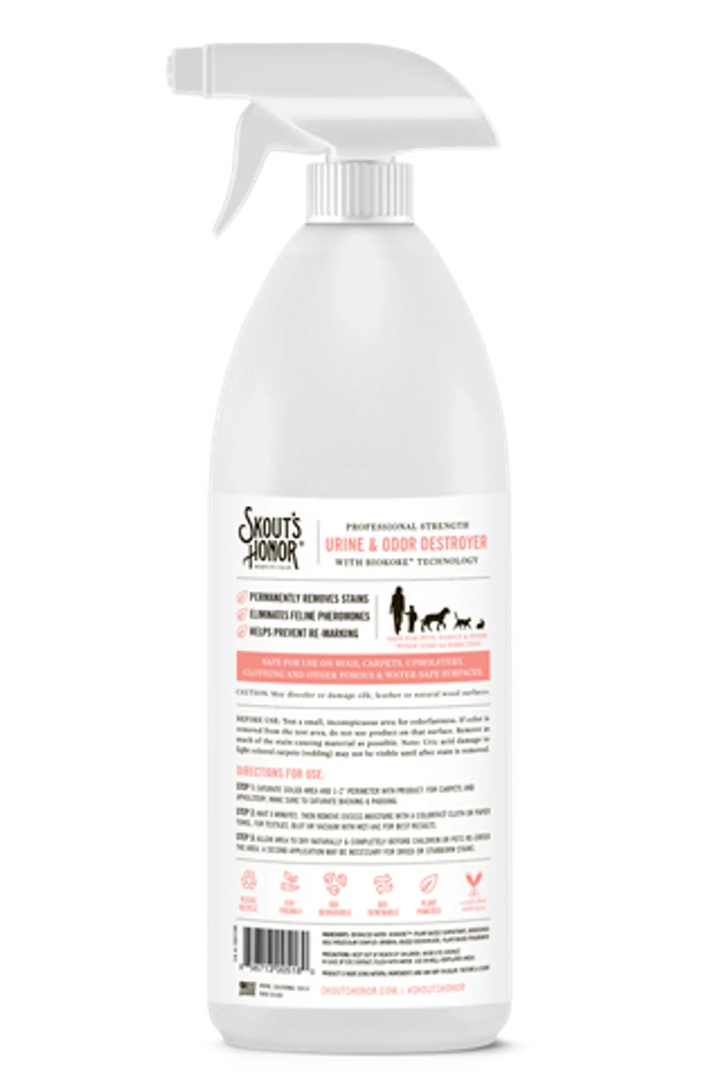 Destructor de Orina y Olores para Gatos 1035ml - Skout's Honor 2