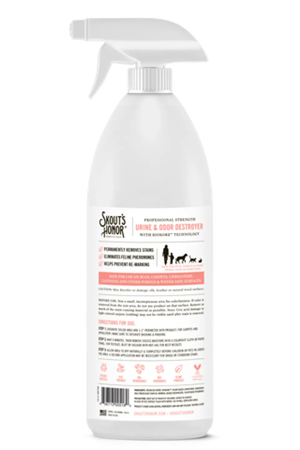 Destructor de Orina y Olores para Gatos 1035ml - Skout's Honor 2