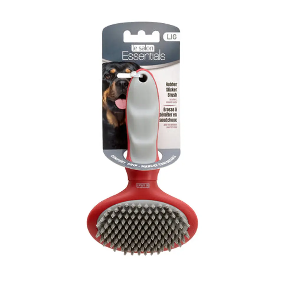Cepillo Carda de Goma para Perros Talla L - Le Salon 1