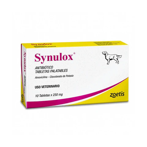 Synulox 250mg - 10 comprimidos
