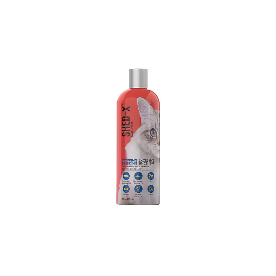 Shed-X Dermaplex Gatos - Suplemento Piel y Pelaje (8 oz) 1