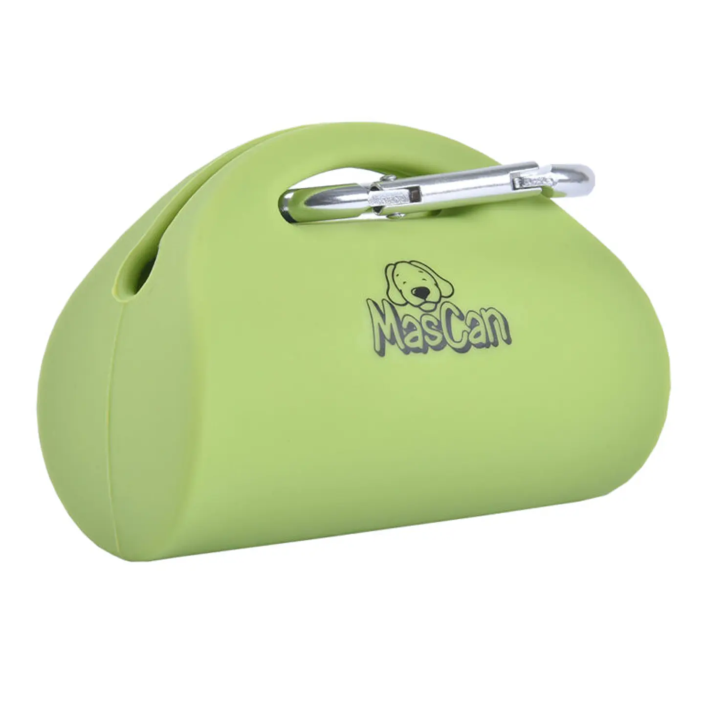 Porta Bolsas Sanitarias de Silicona Cilindro - Verde 1