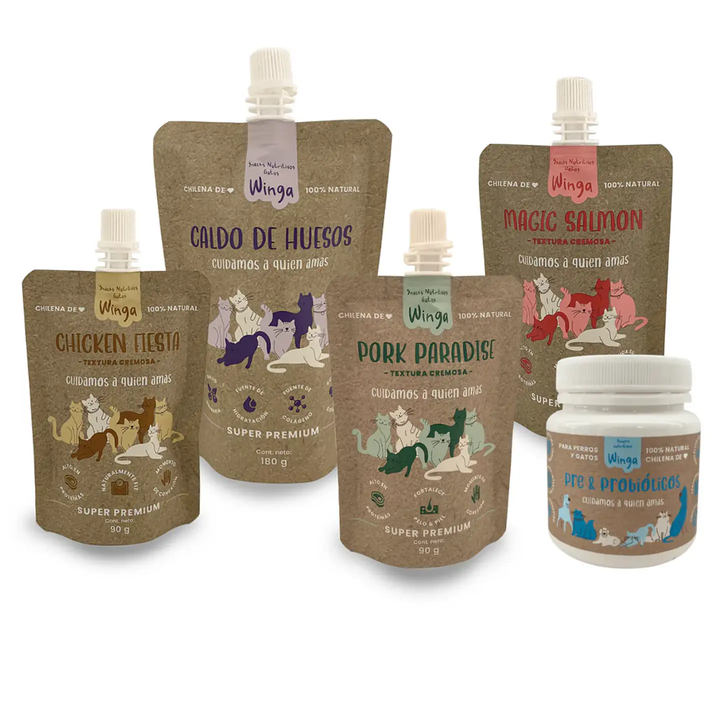 Salmon Energy - Snack Untable para Gatos Winga 5