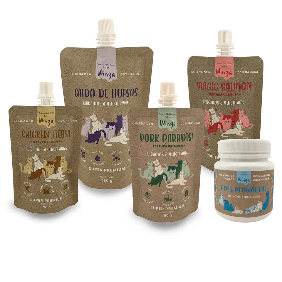 Salmon Energy - Snack Untable para Gatos Winga 5