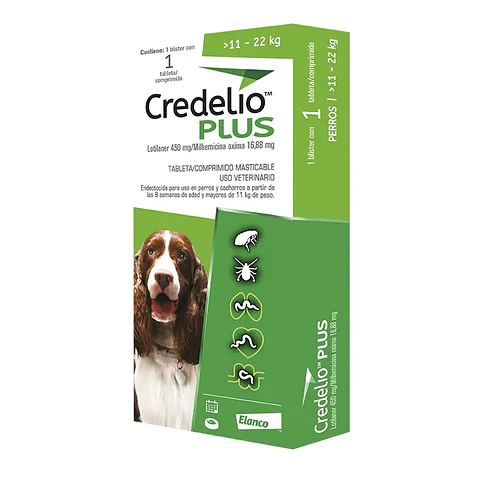 Credelio Plus - Perros de 11 a 22 kg