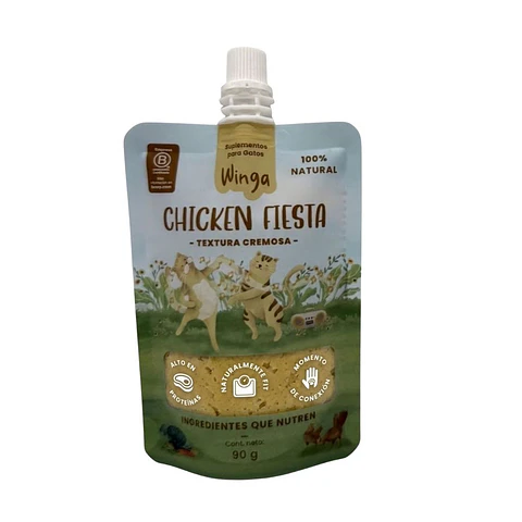 Pouch Chicken Fiesta para Gatos - Winga