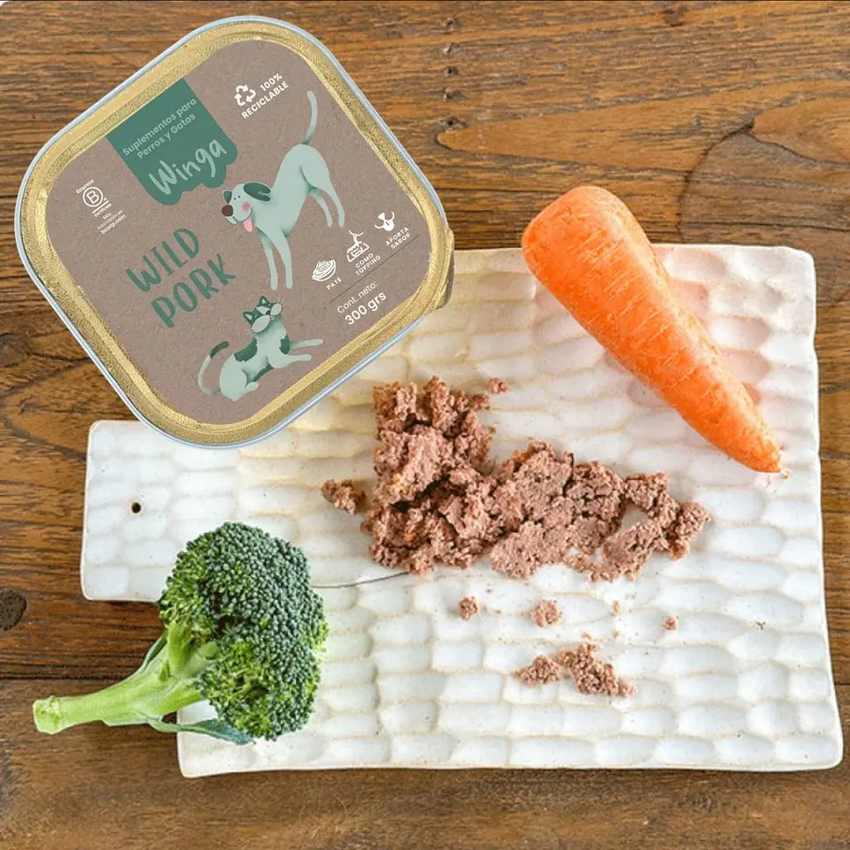 Paté Wild Pork para Perros y Gatos - Winga (Monoproteico Cerdo) 2