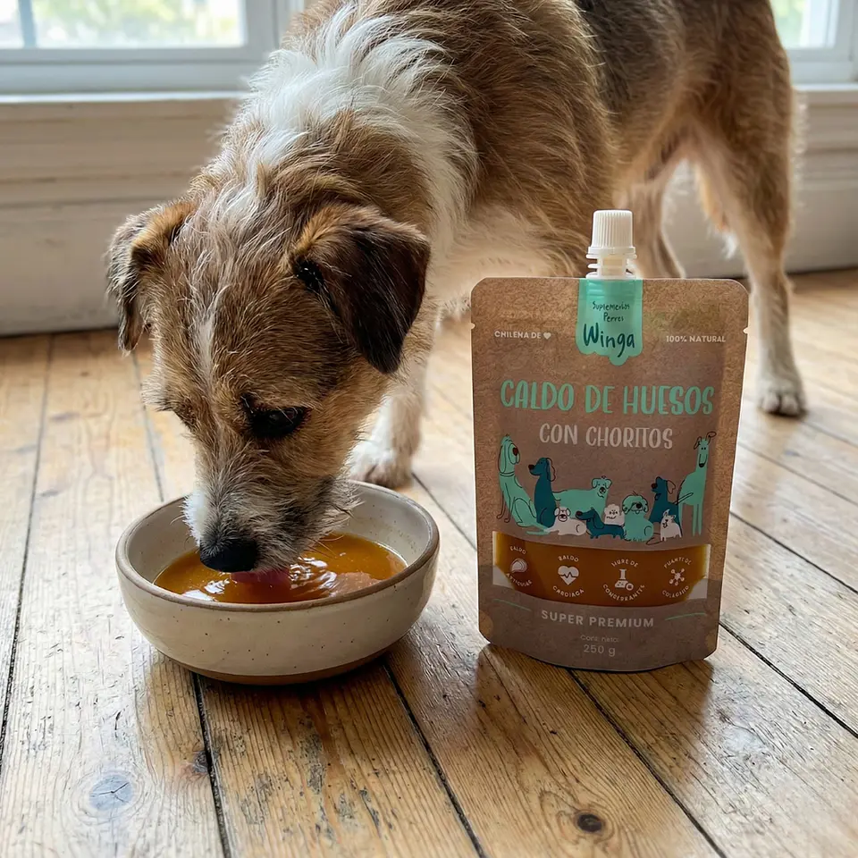Caldo de Hueso de Chorito para Perros - Winga 3