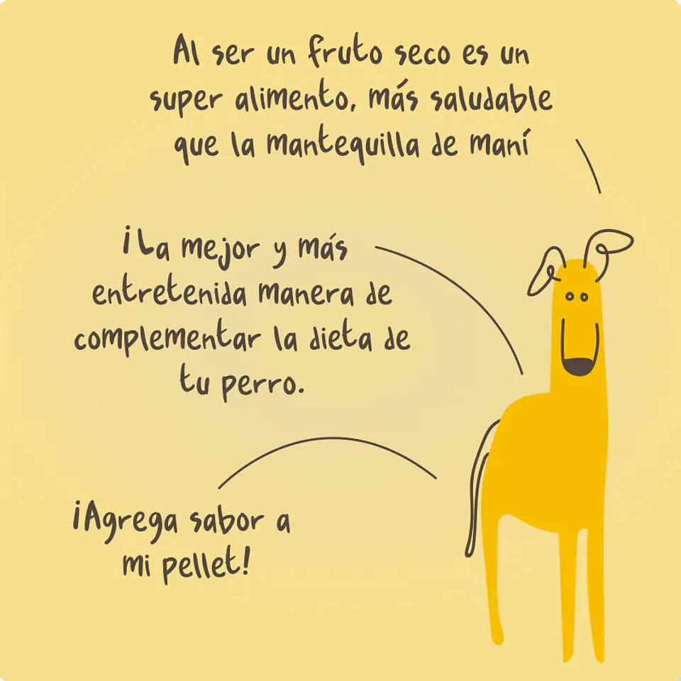 Pouch Húmedo Mantequilla de Almendras para Perros - Winga 4