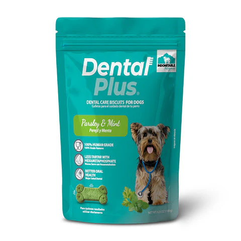 Galletas Dental Plus sabor Perejil Menta 180g - Indomitable
