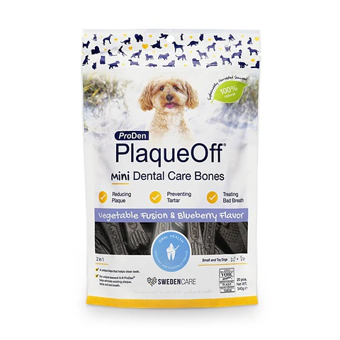 PlaqueOff Snack Mini Dental Care Bones - ProDen