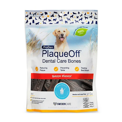 PlaqueOff Snack Dental Care Bones - ProDen
