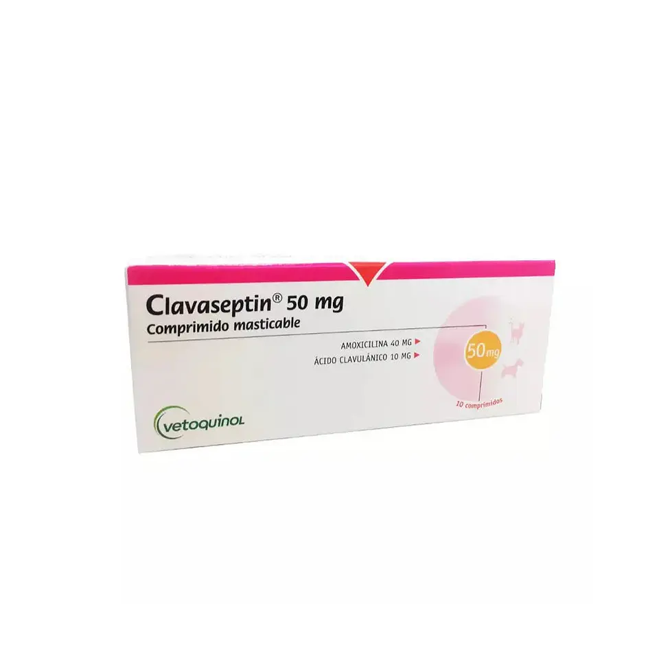 Clavaseptin 50 mg - Comprimidos Saborizados 1