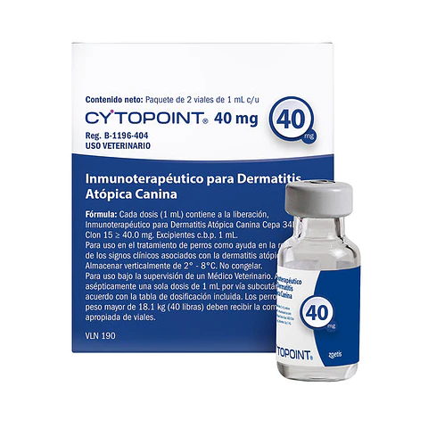 Cytopoint 40 mg (Administración en Clínica o Caja Cerrada para llevar)