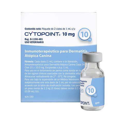 Cytopoint 10 mg (Administración en Clínica o Caja Cerrada para llevar)