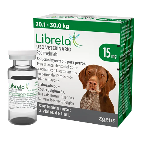 Librela 15 mg (Administración en Clínica o Caja Cerrada para llevar)